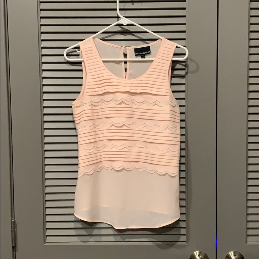 Pink tank top/blouse